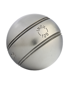 LA BOULE BLEUE "Inox 120" - 72mm - 680gr - strie A2