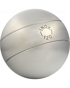 LA BOULE BLEUE "Inox 120" - 73mm - 700gr - strie A1