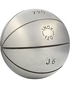 LA BOULE BLEUE "Inox 120" - 74mm - 700gr - strie MEL1