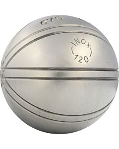 LA BOULE BLEUE "Inox 120" - 74mm - 710gr - strie MEL2