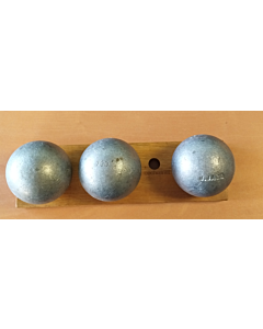 LA BOULE BLEUE "Prestige Inox 110" - 75mm - 700g - gravé J.JACQ