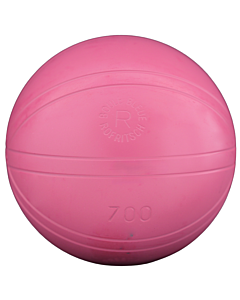 LA BOULE BLEUE "Prestige Inox 110" rose - 74mm - 700gr - Strie MEL2