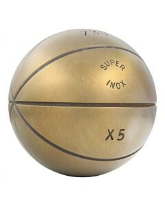 LA BOULE BLEUE "Super inox 125" – 74mm – 710gr – Strie MEL1
