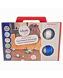 La Schmolle - Boules de pétanque tout terrain - Bleu/Blanc