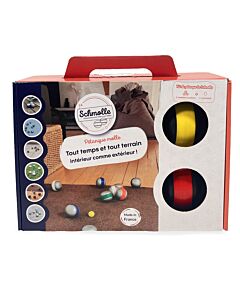 La Schmolle - Boules de pétanque tout terrain - Rouge/Jaune