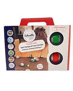 La Schmolle - Boules de pétanque tout terrain - Rouge/Vert