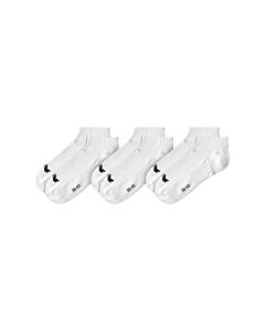 Lot de 3 paires de chaussettes courtes - blanc