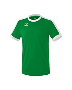 Maillot Retro Star - Enfant - émeraude/blanc