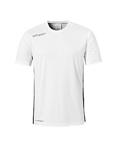 Maillot manches courtes Essential - Blanc/noir - Homme