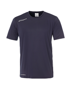 Maillot manches courtes Essential - Bleu Marine/blanc - Enfant