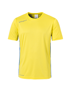 Maillot manches courtes Essential - Jaune Citron/azur - Homme