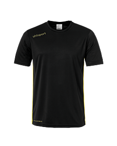 Maillot manches courtes Essential - Noir/jaune Citron - Enfant