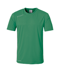 Maillot manches courtes Essential - Vert/blanc - Homme