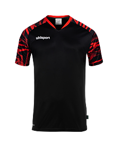 Maillot manches courtes Goal 25 - Noir/rouge - Homme