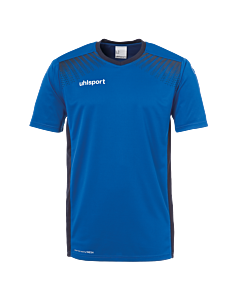 Maillot manches courtes Goal - Azur/bleu Marine - Enfant