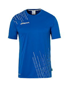 Maillot manches courtes Score 26 - Azur/blanc - Homme
