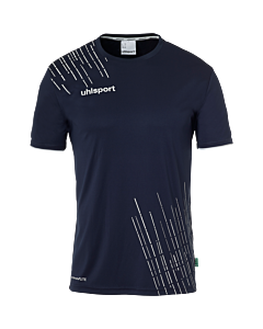 Maillot manches courtes Score 26 - Bleu Marine/blanc - Homme