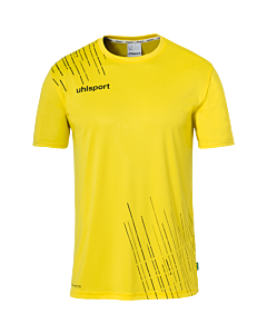 Maillot manches courtes Score 26 - Jaune Citron/noir - Enfant