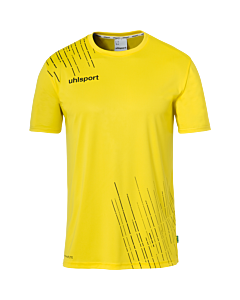 Maillot manches courtes Score 26 - Jaune Citron/noir - Homme