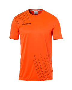 Maillot manches courtes Score 26 - Orange Fluo/noir - Homme