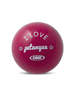 OBUT But Fuchsia "I Love Pétanque"