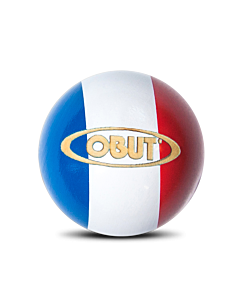OBUT but tricolore en bois naturel, bleu, blanc et rouge