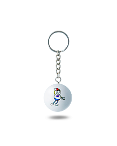Obut Porte-clé Blanc BouleObutus