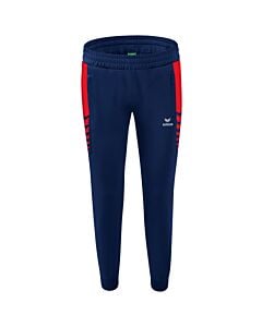 Pantalon Worker Six Wings - Femme - bleu marine/rouge