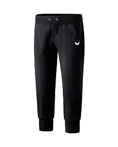 Pantalon sweat 3/4 élastiqué - Femme - noir