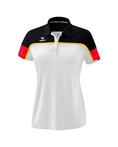 Polo CHANGE by erima - Femme - blanc/noir/rouge