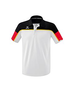 Polo CHANGE by erima - Homme - blanc/noir/rouge