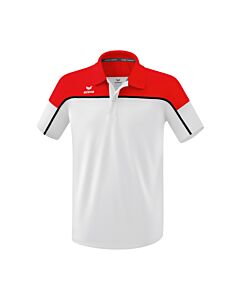 Polo CHANGE by erima - Homme - blanc/rouge/noir