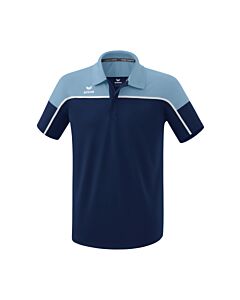 Polo CHANGE by erima - Homme - bleu marine/faded denim/blanc
