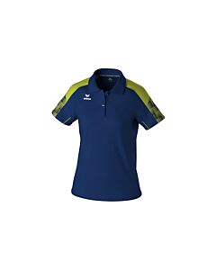 Polo EVO STAR - Femme - bleu marine/jaune citron