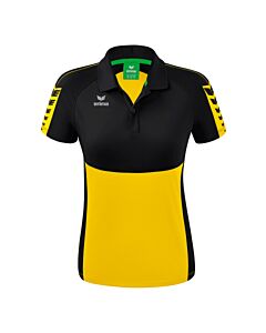 Polo SIX WINGS - Femme - jaune/noir