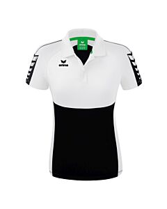 Polo SIX WINGS - Femme - noir/blanc