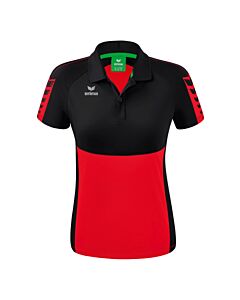 Polo SIX WINGS - Femme - rouge/noir