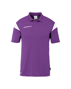 Polo manches courtes Squad 27 - Mauve/blanc - Homme