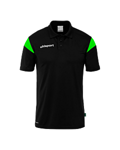 Polo manches courtes Squad 27 - Noir/vert Fluo - Homme