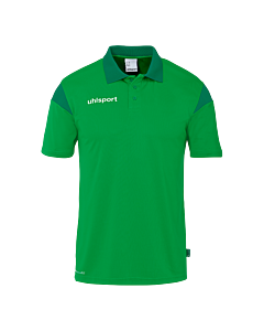 Polo manches courtes Squad 27 - Vert/lagon - Homme