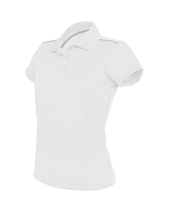 Polo manches courtes - femme - blanc