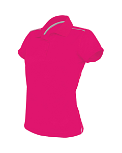 Polo manches courtes - femme - rose