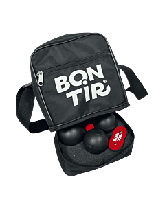 Sac Bon Tir 3 Boules de pétanque - Noir