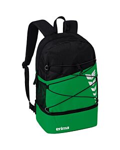 Sac à dos six wings avec compartiment et mousse intégrée - émeraude/noir