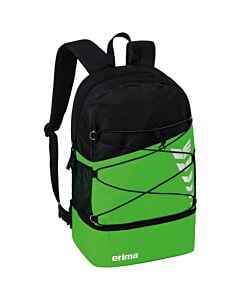 Sac à dos six wings avec compartiment et mousse intégrée - vert/noir