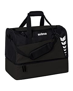 Sac de sport SIX WINGS avec compartiment inférieur – noir/blanc