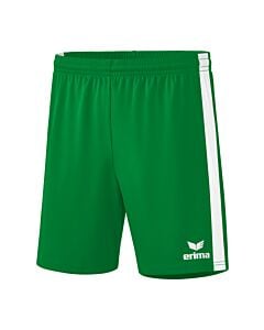 Short Retro Star - Enfant - émeraude/blanc