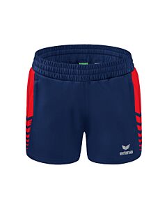 Short Worker Six Wings - Femme - bleu marine/rouge