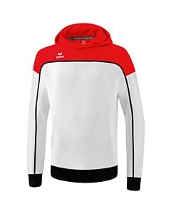 Sweat à capuche CHANGE by erima - Enfant - blanc/rouge/noir