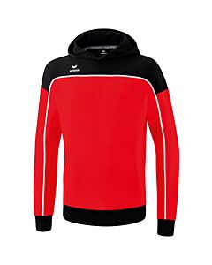 Sweat à capuche CHANGE by erima - Enfant - rouge/noir/blanc